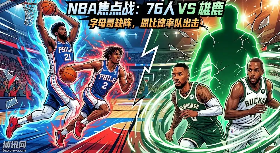 76人vs雄鹿！字母哥伤停！雄鹿主场危急？独家NBA盘口解读