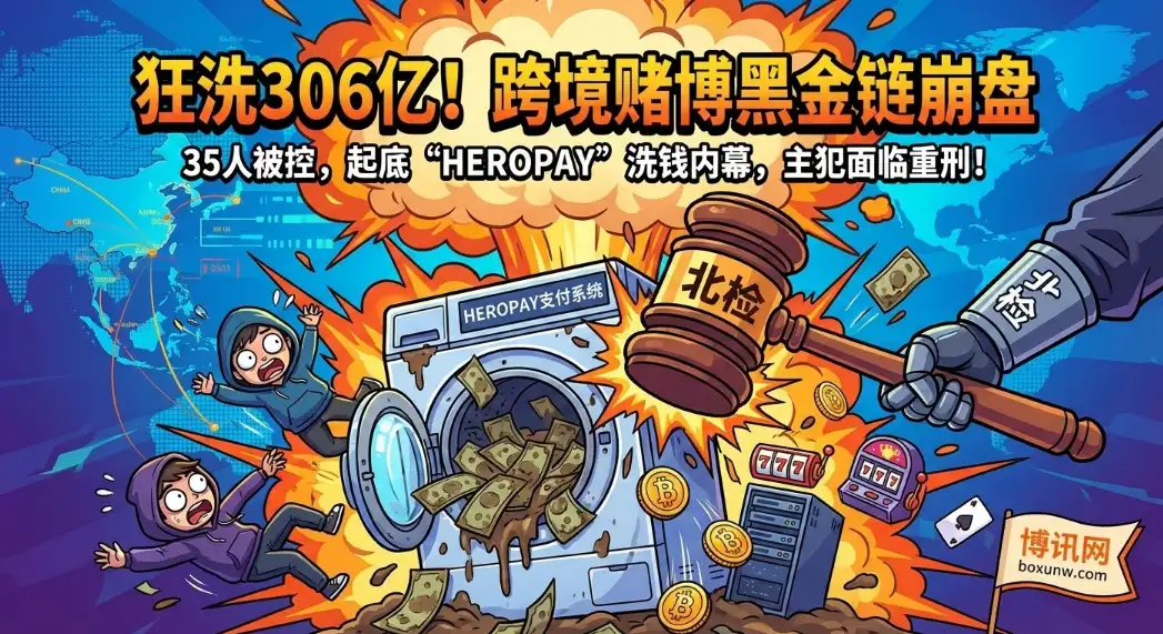 狂洗306亿!起底“HEROPAY洗钱案”跨境博彩黑金链,35人被控,细节惊人! 狂洗306亿!起底“HEROPAY洗钱案”跨境博彩黑金链,35人被控,细节惊人!