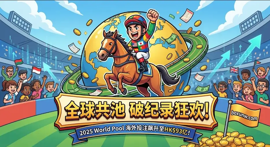 吸金93亿港元!2025年香港赛马会World Pool海外共池大增20% 吸金93亿港元!2025年香港赛马会World Pool海外共池大增20%