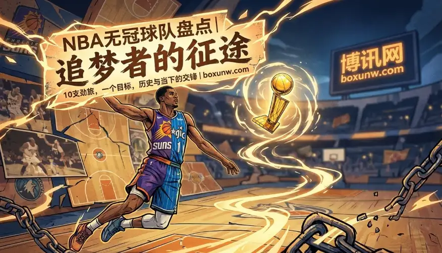 NBA无冠球队全名单(2026版):这10队还在陪跑,谁的夺冠赔率最低? NBA无冠球队全名单(2026版):这10队还在陪跑,谁的夺冠赔率最低?