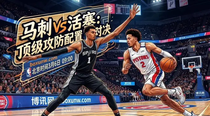 马刺vs活塞巅峰对决，44胜遇上45胜，这3大看点不容错过