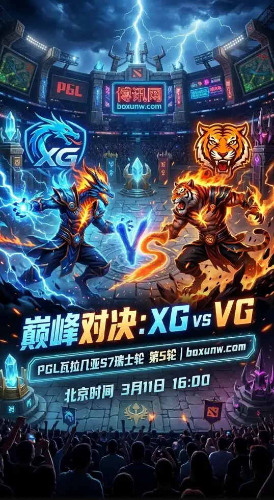 PGL瓦拉几亚S7中国内战XG打VG，历史交手8连败！VG如何在PGL瓦拉几亚S7生死战中破局