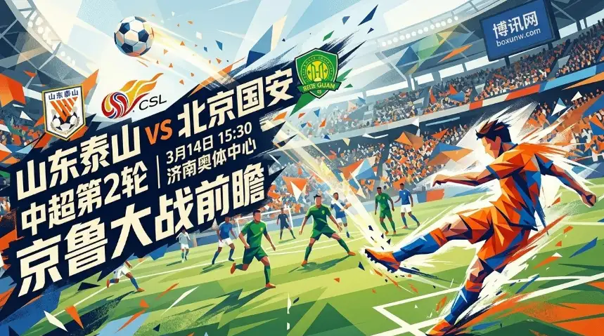 山东泰山VS北京国安，泰山20脚打门PK国安75%控球！谁能率先填平负分？