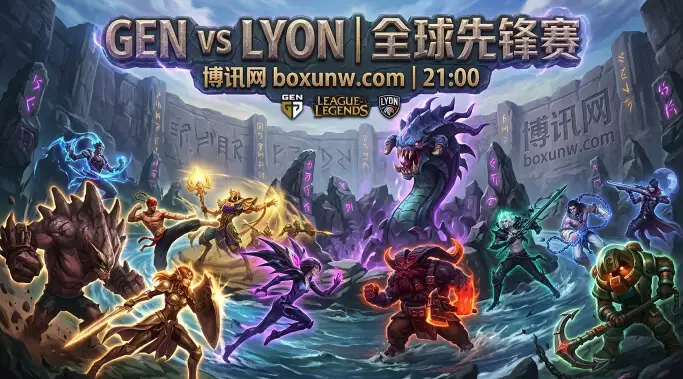 世界第1对阵第37！GEN对战LYON，中野窒息节奏来袭
