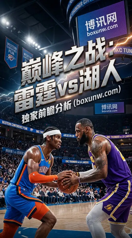 场均狂轰57.2分!湖人超强后场挑战联盟第1防守,雷霆主场32胜6负成最大考验