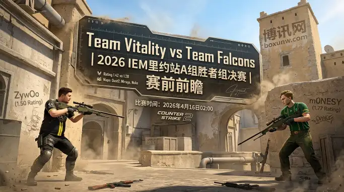 Vitality vs Falcons：胜率高达77%！Vitality冲击IEM里约4强，Falcons强势阻击