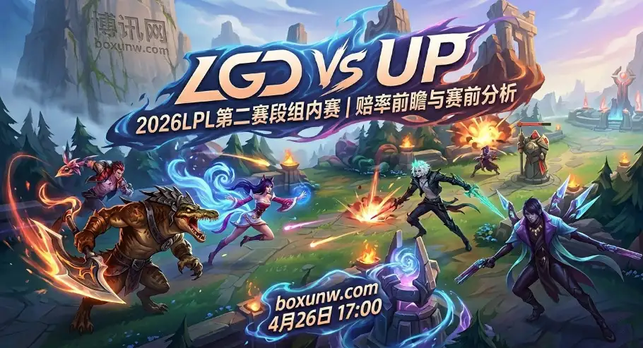 LGD vs UP：刚零封EDG胜率直冲50%！谁能拿下BO3？3项核心数据揭秘
