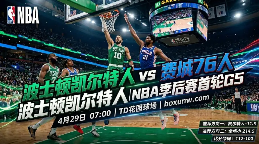 凯尔特人 VS 76人G5：主场终结悬念？凯尔特人4场狂轰456分！