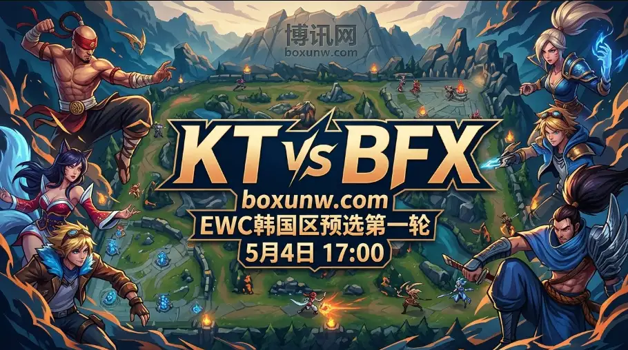 KT vs BFX：胜率高达70%！EWC英雄联盟预选赛，这3大数据暗示将2-0碾压？