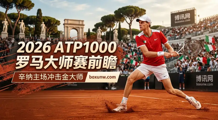 总奖金超823万欧！2026年ATP1000罗马大师赛 | 赛程 | 奖金 | 签表 | 夺冠热门