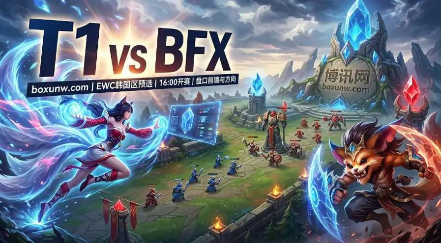 EWC预选T1 vs BFX：历史交锋11胜8负！T1能否延续9胜2负神迹？