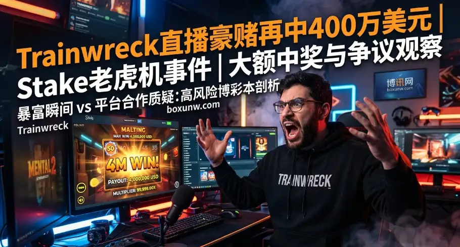 顶流主播Trainwreck直播豪赌爆出400万，是真豪赌还是平台剧本？