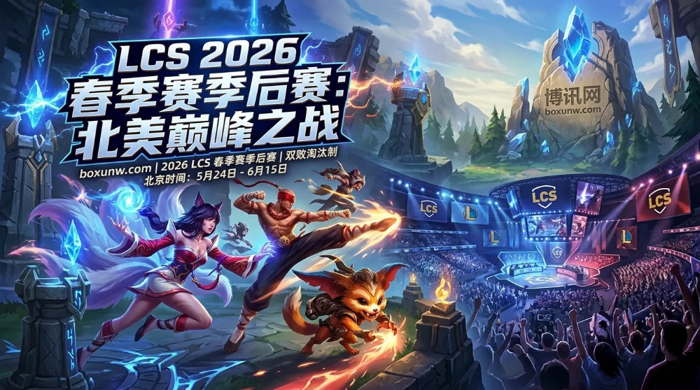 LCS 2026春季赛季后赛 | 赛程时间 | 参赛名单 | 赔率与夺冠热门 LCS 2026春季赛季后赛 | 赛程时间 | 参赛名单 | 赔率与夺冠热门