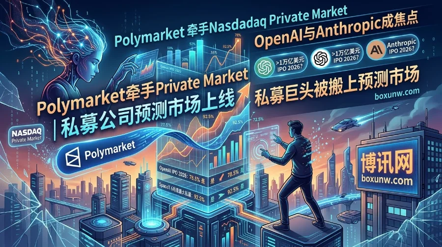 Polymarket联手纳斯达克，普通人也能“押注”OpenAI上市？
