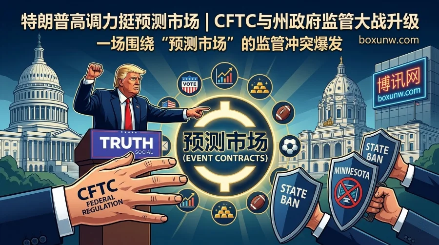 机构交易量暴涨800%!特朗普高调力挺的“预测市场”,面临2大阵营监管对决 机构交易量暴涨800%!特朗普高调力挺的“预测市场”,面临2大阵营监管对决