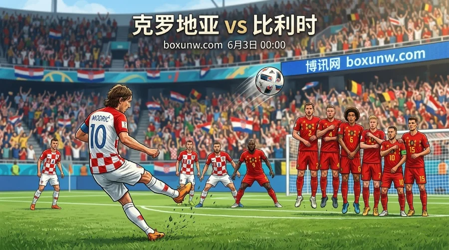 克罗地亚vs比利时：40岁魔笛迎战比利时黄金一代！赔率五五开