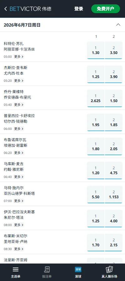 UFC格斗之夜278的赔率盘口和信息-伟德(Betvictor)