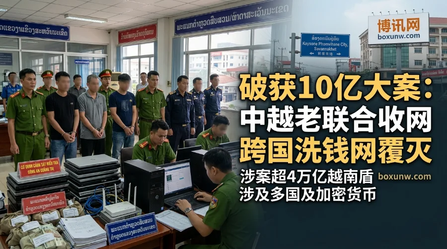 涉案超10亿元！中越老联合收网，特大跨国网络博彩洗钱黑产被连根拔起