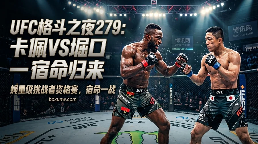 时隔10年重返八角笼！UFC格斗之夜279堀口恭司再战卡佩，8年半恩怨1战了结！