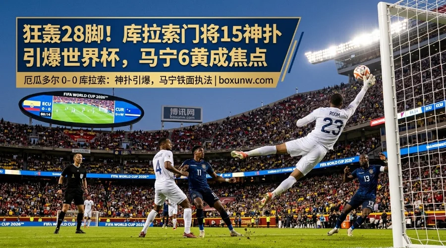 1.15超低赔率变废纸!库拉索15连扑力拒厄瓜多尔,马宁6黄闪耀世界杯 1.15超低赔率变废纸!库拉索15连扑力拒厄瓜多尔,马宁6黄闪耀世界杯