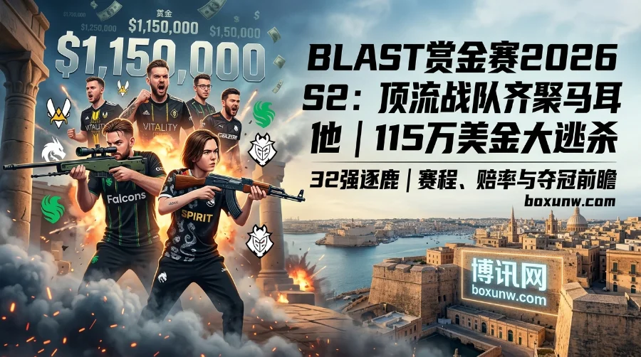 BLAST赏金赛2026 S2 | 时间地点、赛程赛制、赔率与夺冠前瞻