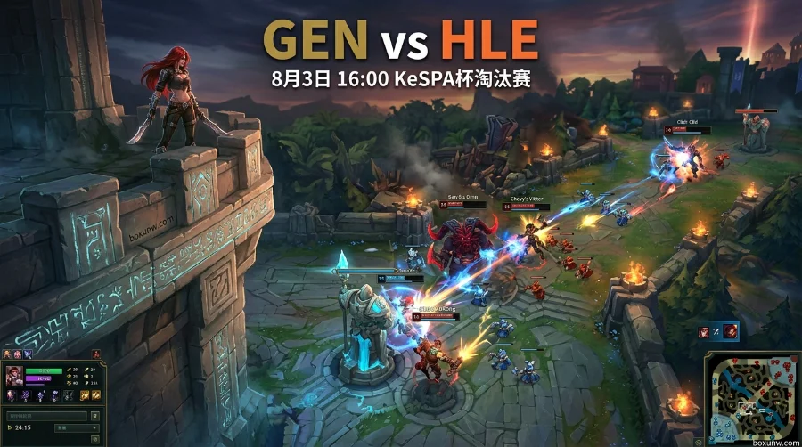 KeSPA杯GEN vs HLE：Chovy交锋Zeka！3.10让分赔率揭晓最终胜负