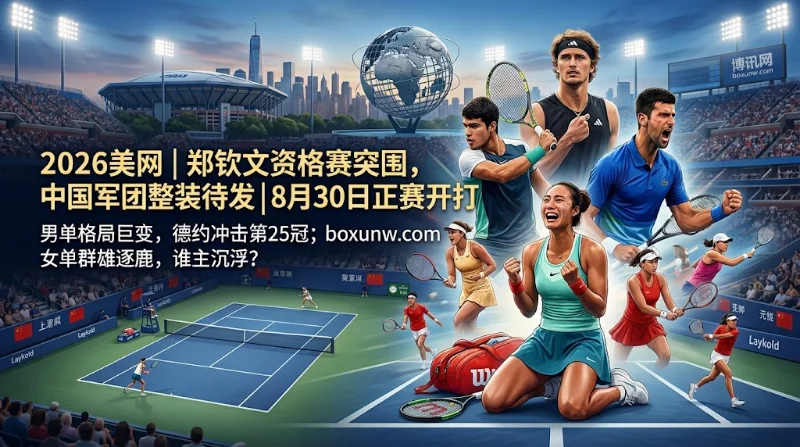 2026美网赛程签表 | 郑钦文资格赛突围 | 夺冠赔率 | 奖金分配 2026美网赛程签表 | 郑钦文资格赛突围 | 夺冠赔率 | 奖金分配
