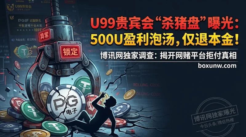 U99贵宾会涉嫌“黑款”遭曝光：提现被指“注单异常”，仅退本金引争议
