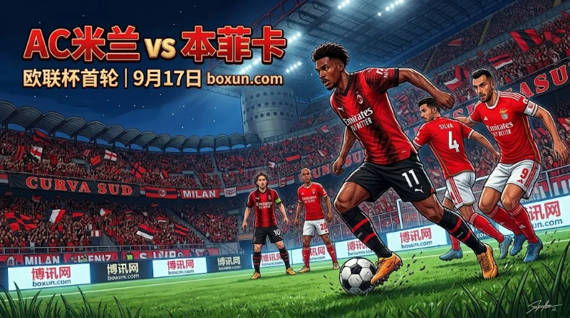 AC米兰 vs 本菲卡、欧联杯赔率分析：让分偏浅，红黑军团能否止平