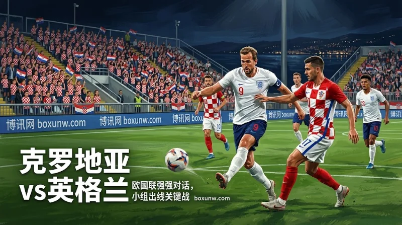 欧国联A级小组赛克罗地亚对阵英格兰。双方同积3分争夺小组第二，莫德里奇坐镇主场迎战凯恩领衔的三狮军团，事关八强出线席位的关键对决。