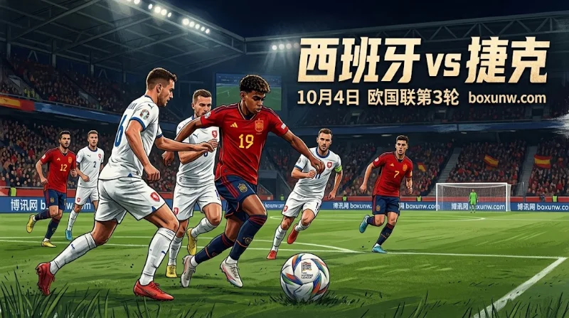 10月4日欧国联第3轮西班牙对阵捷克，博讯网boxunw.com独家赛事分析。